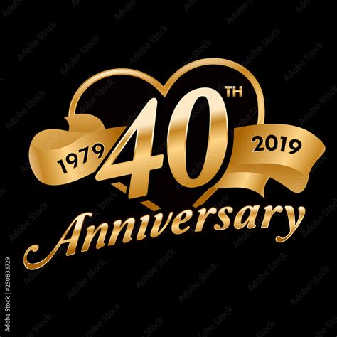 Anniversary 40Th Symbol
